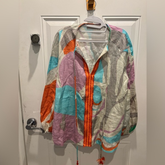 Silvia Tcherassi silvia MOLVENO linen blouse - Picture 3 of 6